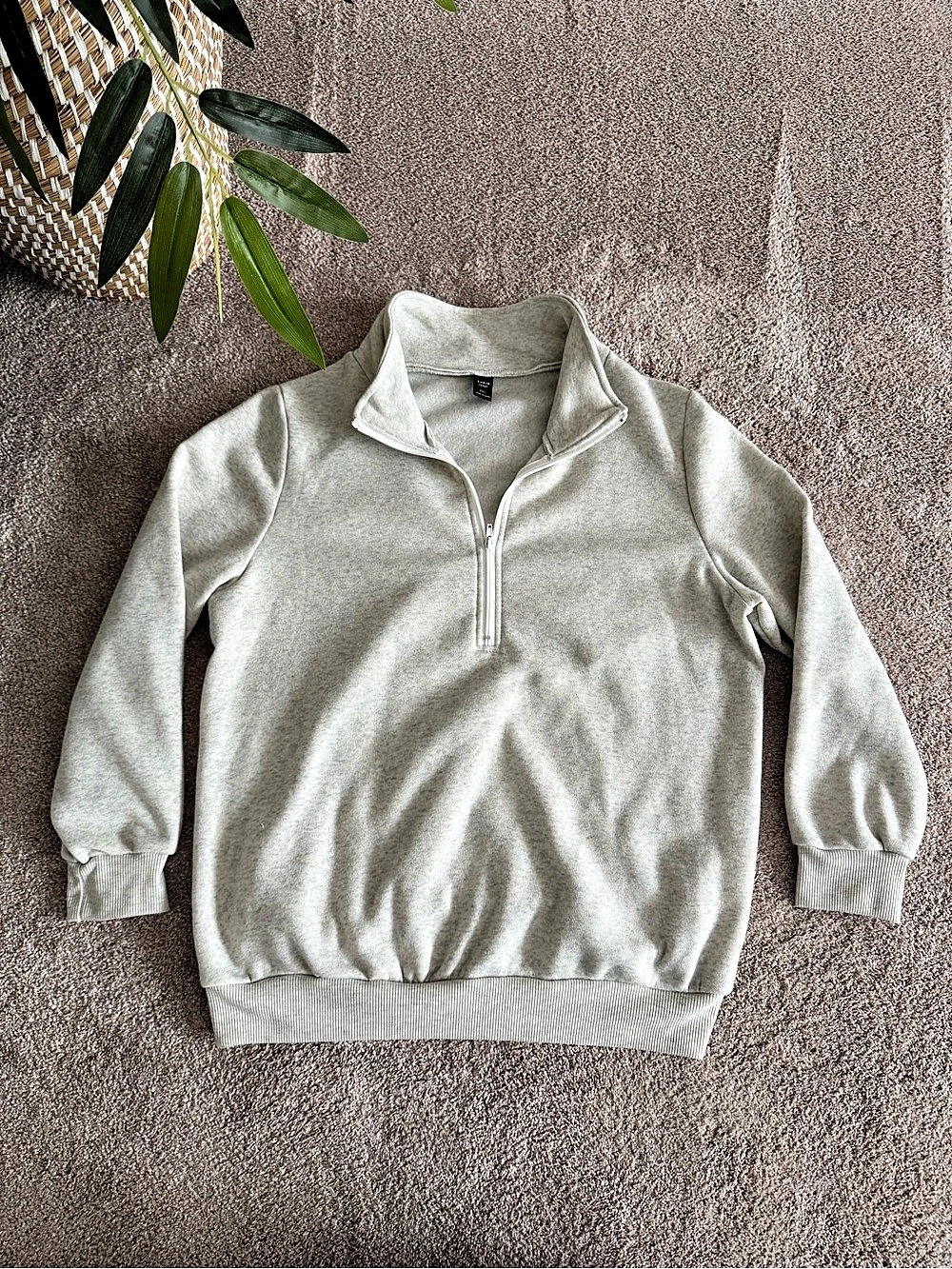 Quarter Zip Pullover Quarter Zip Pullover Gray XL